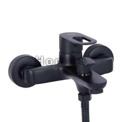 Смеситель для ванны Lidz Latwa 006 (c душевым гарнитуром) (k35) LDLAT006BLA45419 Black SD00051543 фото
