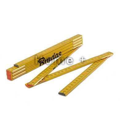 Линейка раскладная, дерево, 2м, пружина, желтый, DIY-MFW21YL/12BOX DIY-MFW21YL/12BOX фото