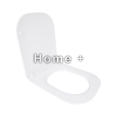 Сидіння для унітаза Qtap (Stok, Aquarius 630) 420x336x22 мм, White, з мікроліфтом, Slim Duroplast, Quick Release QTSC179W49263 SD00055387 фото