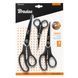 Набір ножиць універсальних CLASSIC, 3 шт, HOME & GARAGE, DIY-SC204/SET-B