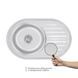 Кухонна мийка Brinex 7750 0,8 мм Satin (BRIN7750SAT08)