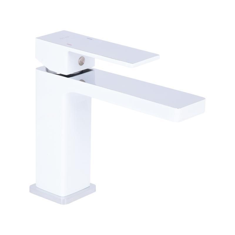 Змішувач для раковини Qtap Gemini QTGEM270CRW45675 Chrome/White SD00051799 фото