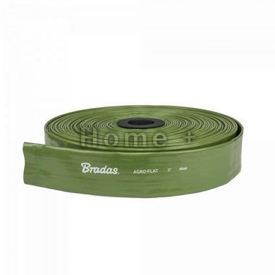 Шланг плоский, AGRO-FLAT PVC W.P.6/B.P.12 Bar, 2", 30 м, зелений, WAF6B200030 1583799304 фото