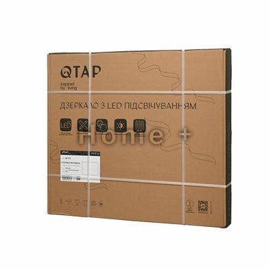 Зеркало Qtap Mideya (MI2) 800х700 с LED-подсветкой Touch, с антизапотеванием, с диммером, рег. яркости QT2078NCF807048476 SD00054600 фото