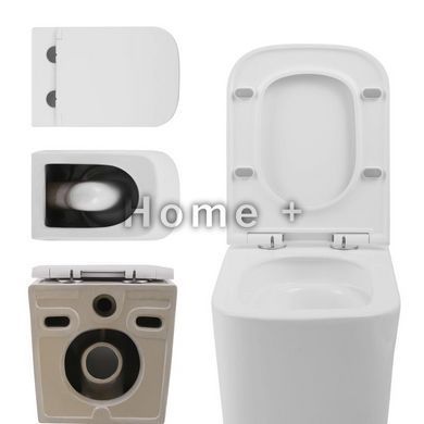 Унитаз напольный Qtap Tern безбачковый Ultra Quiet безободковый с сиденьем Soft-close WHITE QT17223303AW SD00052586 фото