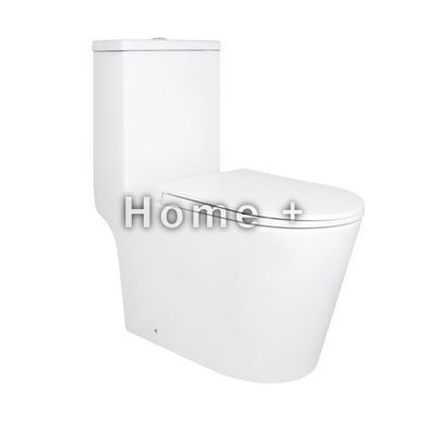 Унітаз-моноблок підлоговий Qtap Kolibri Ultra Quiet безобідковий із сидінням Soft-close WHITE QT10226380W SD00052624 фото