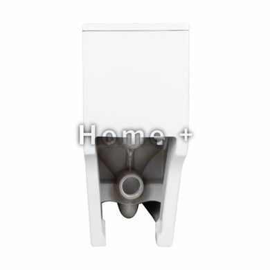 Унітаз-моноблок підлоговий Qtap Kolibri Ultra Quiet безобідковий із сидінням Soft-close WHITE QT10226380W SD00052624 фото