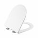 Сидіння для унітазу Qtap (Taurus 490) 422x360x30 мм, White, з мікроліфтом, Slim Duroplast, Quick Release QTSC179W49383