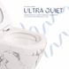 Унітаз підвісний Qtap Robin Ultra Quiet 520&times;365&times;340&nbsp;мм, Marble, із сидінням Slim Duroplast/Soft-close/Quick Release
