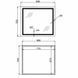 Зеркало Qtap Mideya (MI2) 800х700 с LED-подсветкой Touch, с антизапотеванием, с диммером, рег. яркости QT2078NCF807048476