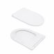 Унітаз підлоговий Qtap Evia Ultra Quiet 630&times;350&times;795 мм із сидінням Soft-close, White QTEVI27W49258