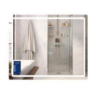 Зеркало Qtap Mideya (MI2) 900х700 с LED-подсветкой Touch, с антизапотеванием, с диммером, рег. яркости QT2078NCF9070 SD00054604 фото