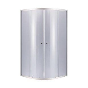 Душова кабіна Lidz Latwa SC90x90.SAT.LOW.GR, скло тоноване 4 мм без піддона SD00047617 фото