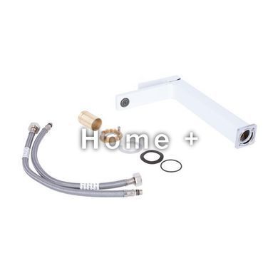 Смеситель для раковины Qtap Gemini высокий QTGEM269CRW45679 Chrome/White SD00051803 фото