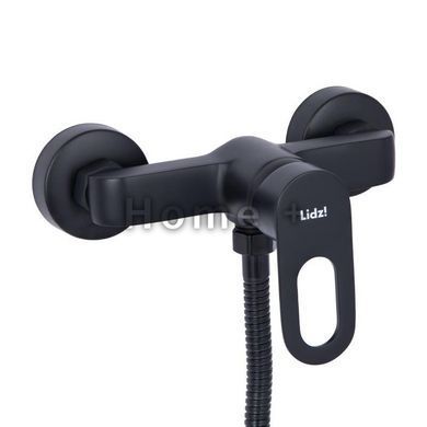 Смеситель для душа Lidz Latwa 010 (с душевым гарнитуром) (k40) LDLAT010BLA45421 Black SD00051545 фото
