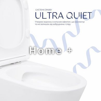 Унітаз підлоговий Qtap Arvin Ultra Quiet 630&times;350&times;795 мм із сидінням Soft-close, White QTARV27W49259 SD00055383 фото