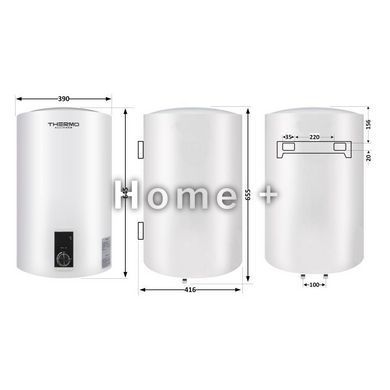 Водонагрівач Thermo Alliance 50 л, сухий ТЕН 2х (0,8 + 1,2) кВт (D50V20J2(D)K) SD00042039 фото