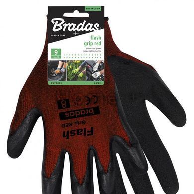Рукавички захисні FLASH GRIP RED латекс, розмір 6, RWFGRD6 RWFGRD6 фото