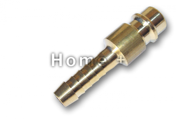 Штуцер "тато" з ніпелем на шланг 1/4" — 6 мм, латунь, ESSK, GK1301S