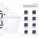 Унітаз підлоговий Qtap Robin безбарвний Ultra Quiet безобідковий із сидінням Soft-close WHITE QT13223381AW