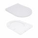 Унітаз підлоговий Qtap Robin безбарвний Ultra Quiet безобідковий із сидінням Soft-close WHITE QT13223381AW