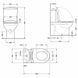 Унітаз підлоговий Qtap Arvin Ultra Quiet 630&times;350&times;795 мм із сидінням Soft-close, White QTARV27W49259