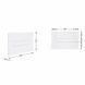 Клавиша смыва Qtap Standard 152x236x28&nbsp;мм, White, линейная QTSTD164W49471