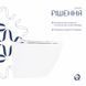 Унітаз підлоговий Qtap Robin безбарвний Ultra Quiet безобідковий із сидінням Soft-close WHITE QT13223381AW