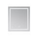 Зеркало Lidz Kubis (KU2) 700х800 с LED-подсветкой Touch, с антизапотеванием, с диммером, рег. яркости LD78LF9048070