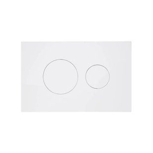 Клавиша смыва Qtap Standard 152x236x28&nbsp;мм, White, круглая QTSTD164W49468 SD00055592 фото