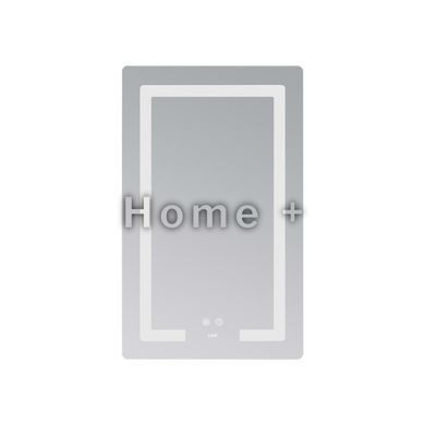Зеркало Lidz Kubis (KU2) 500х800 с LED-подсветкой Touch, с антизапотеванием, с диммером, рег. яркости LD78LF936508048448 SD00054572 фото