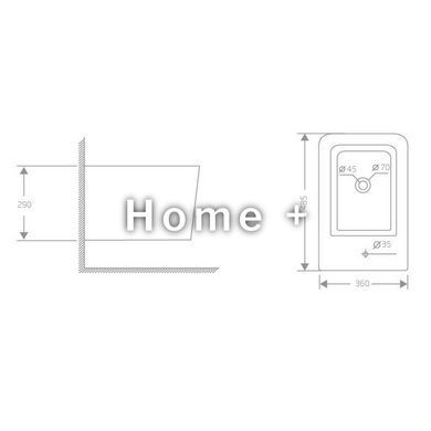 Биде подвесное Qtap Crow 485х340х290 мм White QT05555371W SD00054230 фото