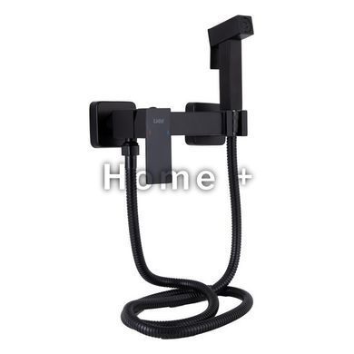 Набір для гігієнічного душу Lidz Kubis 110 Black LDKUB110BLA46104 прямокутний SD00052228 фото
