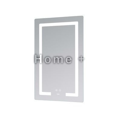 Зеркало Lidz Kubis (KU2) 500х800 с LED-подсветкой Touch, с антизапотеванием, с диммером, рег. яркости LD78LF936508048448 SD00054572 фото