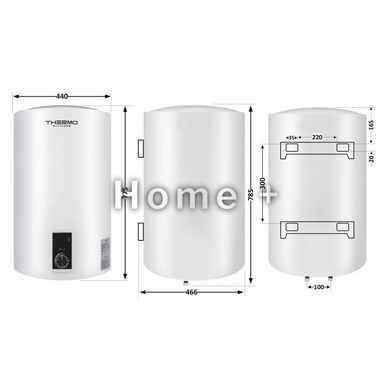 Водонагреватель Thermo Alliance 80 л, сухой ТЭН 2х(0,8+1,2) кВт (D80V20J3(D)K) SD00042040 фото
