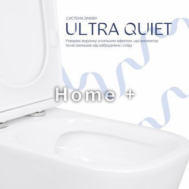 Унітаз підлоговий Qtap Stork Ultra Quiet 630&times;350&times;805 мм із сидінням Soft-close, White QTSTO27W49260 SD00055384 фото
