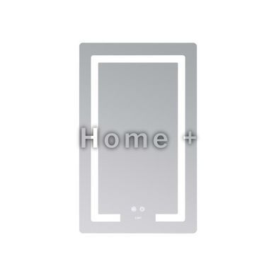 Зеркало Lidz Kubis (KU2) 500х800 с LED-подсветкой Touch, с антизапотеванием, с диммером, рег. яркости LD78LF936508048448 SD00054572 фото