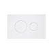 Клавиша смыва Qtap Standard 152x236x28 мм, White, круглая QTSTD164W49468