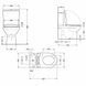 Унітаз підлоговий Qtap Stork Ultra Quiet 630&times;350&times;805 мм із сидінням Soft-close, White QTSTO27W49260