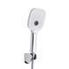 Смеситель для ванны Qtap Gemini (c душевым гарнитуром) QTGEM259CRW45683 Chrome/White
