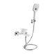 Смеситель для ванны Qtap Gemini (c душевым гарнитуром) QTGEM259CRW45683 Chrome/White