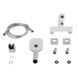 Смеситель для ванны Qtap Gemini (c душевым гарнитуром) QTGEM259CRW45683 Chrome/White