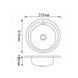Кухонна мийка Brinex 510-D 0,8 мм Micro Decor (BRIN510MDEC08)