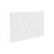 Клавиша смыва Qtap Standard 152x236x28&nbsp;мм, White, круглая QTSTD164W49468