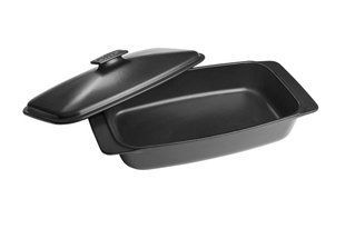 Керамічна форма Weber для готування з кришкою, прямокутна 17888 фото