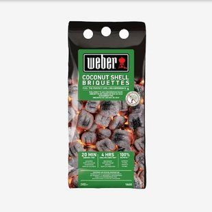 Брикети кокосові Weber 2 кг 18450 фото