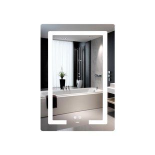 Зеркало Lidz Kubis (KU2) 600х800 с LED-подсветкой Touch, с антизапотеванием, с диммером, рег. яркости LD78LF937608048449 SD00054573 фото