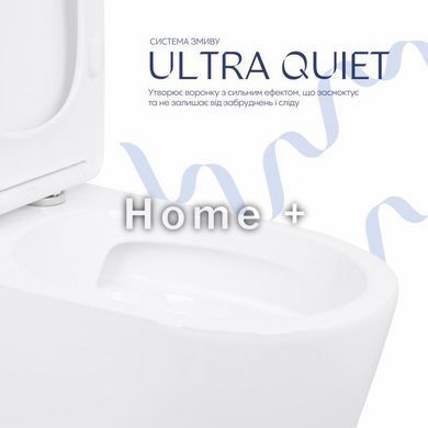 Унітаз підлоговий Qtap Leo Ultra Quiet 620&times;355&times;790 мм із сидінням Soft-close, White QTLEO27W49261 SD00055385 фото