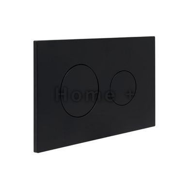 Клавіша змиву Qtap Standard 152x236x28&nbsp;мм, Matt Black, кругла QTSTD164BLM49470 SD00055594 фото