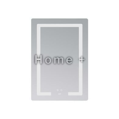 Дзеркало Lidz Kubis (KU2) 600х800 з LED-підсвіткою Touch, з антизапотіванням, з димером, рег. яскравості LD78LF937608048449 SD00054573 фото